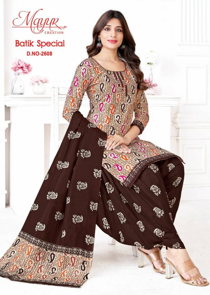 Batik Special Vol 26 By Mayur Cotton Printed Dress Material Wholesale Shop In Surat
